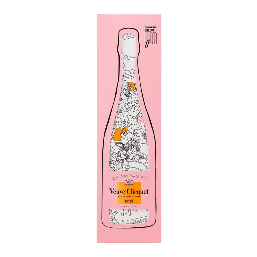 Veuve Clicquot Rosé NV Colouring Kit