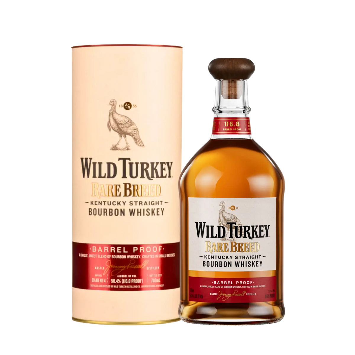 Wild Turkey Rare Breed Barrel Proof Bourbon Whiskey 700ml - Kent Street Cellars