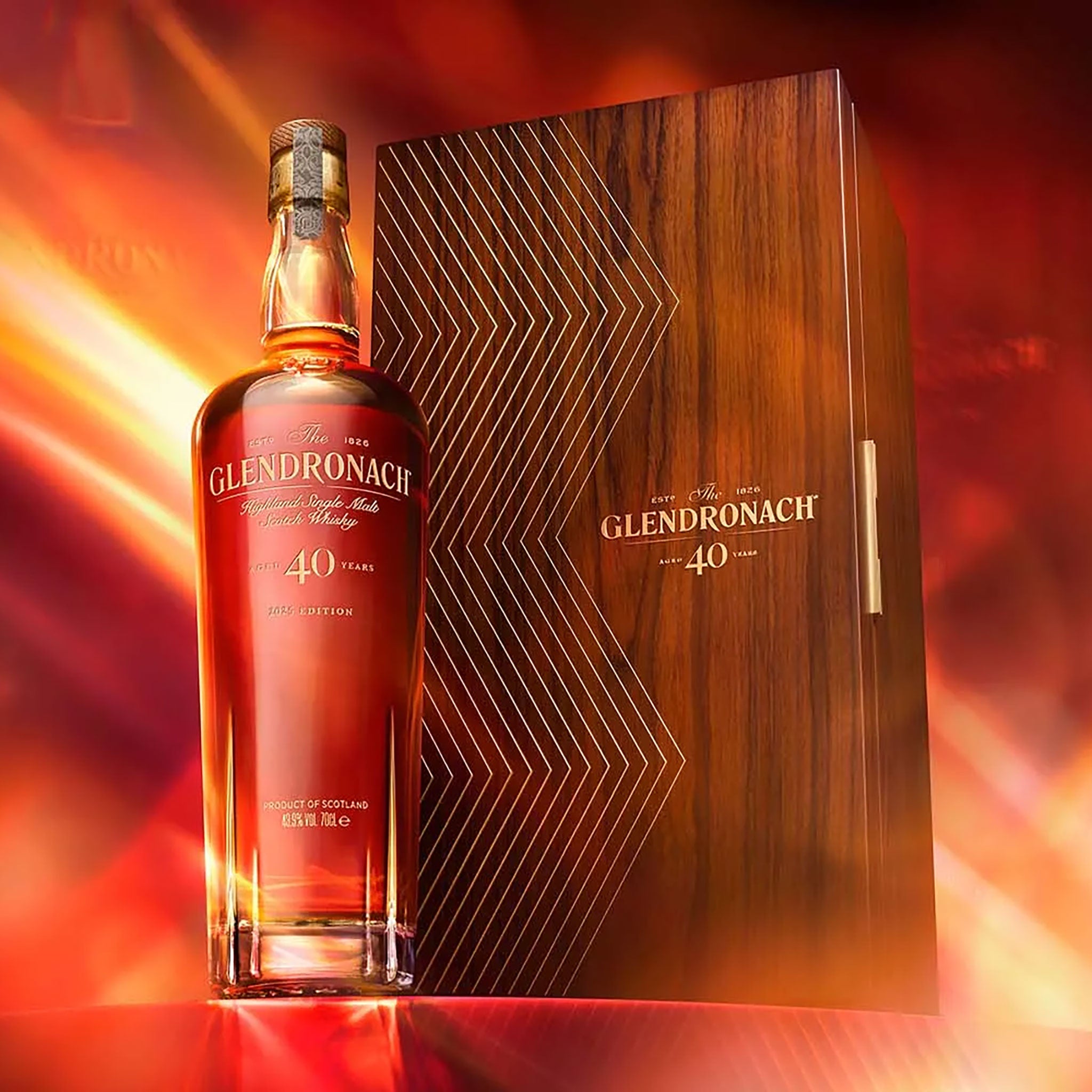 The Glendronach 40 Year Old Single Malt Scotch Whisky 700ml | Kent