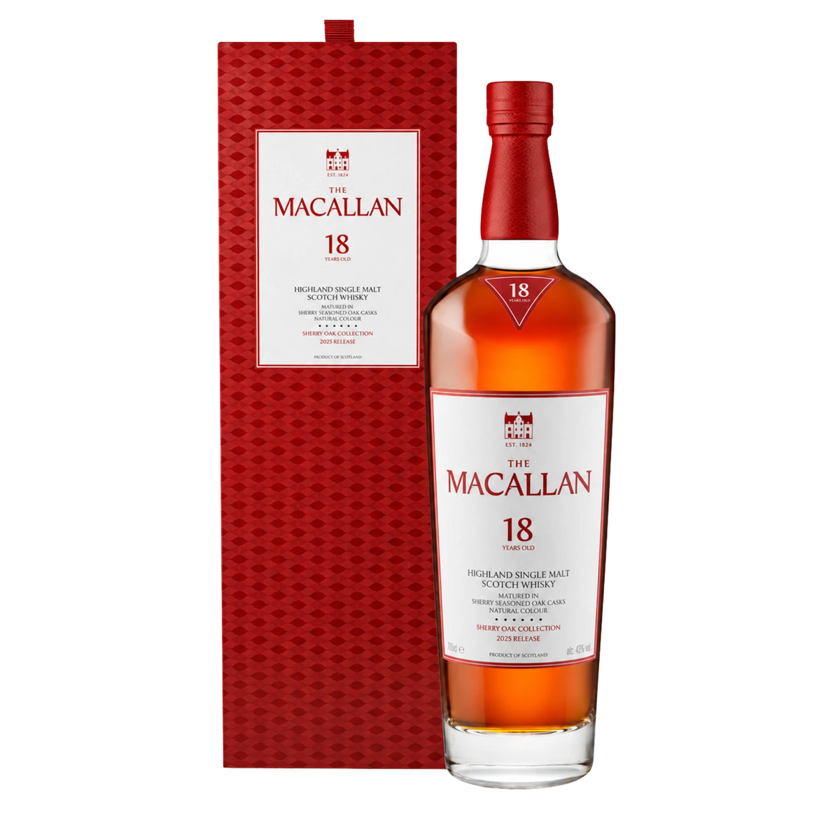 The Macallan Sherry Oak Cask 18 Years Old Single Malt Scotch