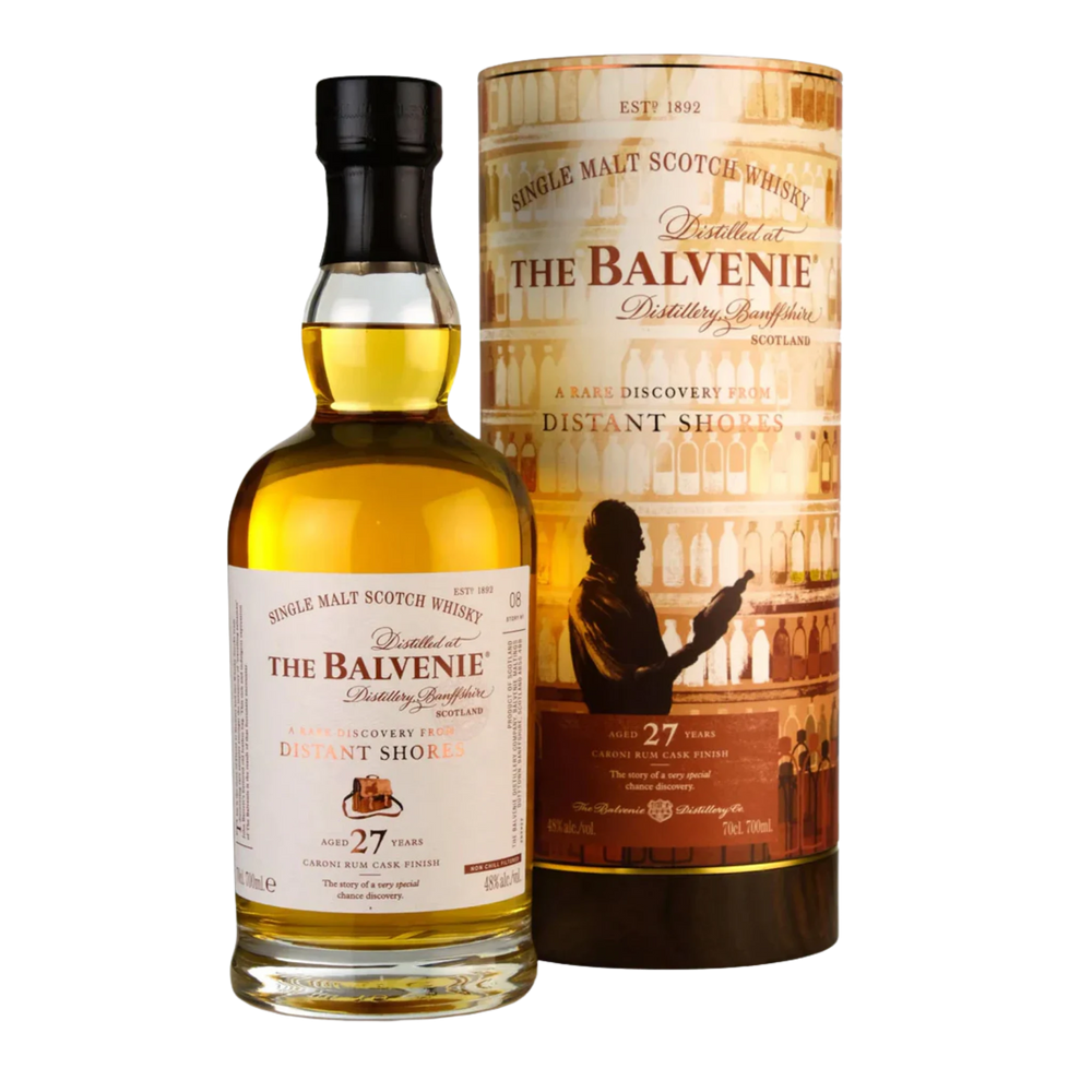 Balvenie 27 Year Old A Rare Discovery From Distant Shores Single Malt Scotch Whisky 700ml
