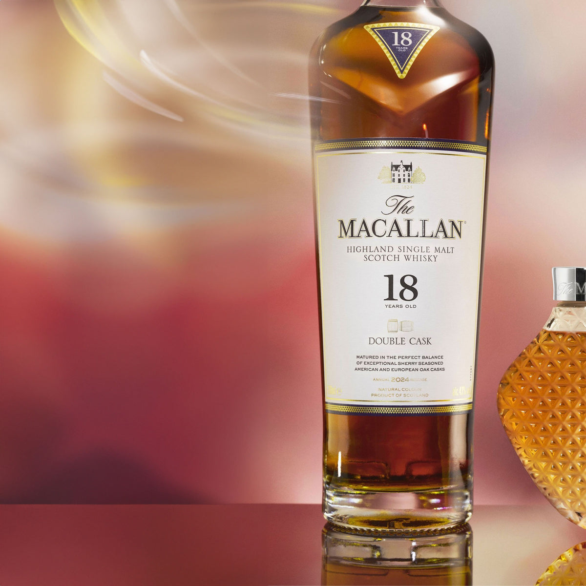 The Macallan Double Cask 18 Year Old Single Malt Scotch Whisky 700ml (2024 Release)