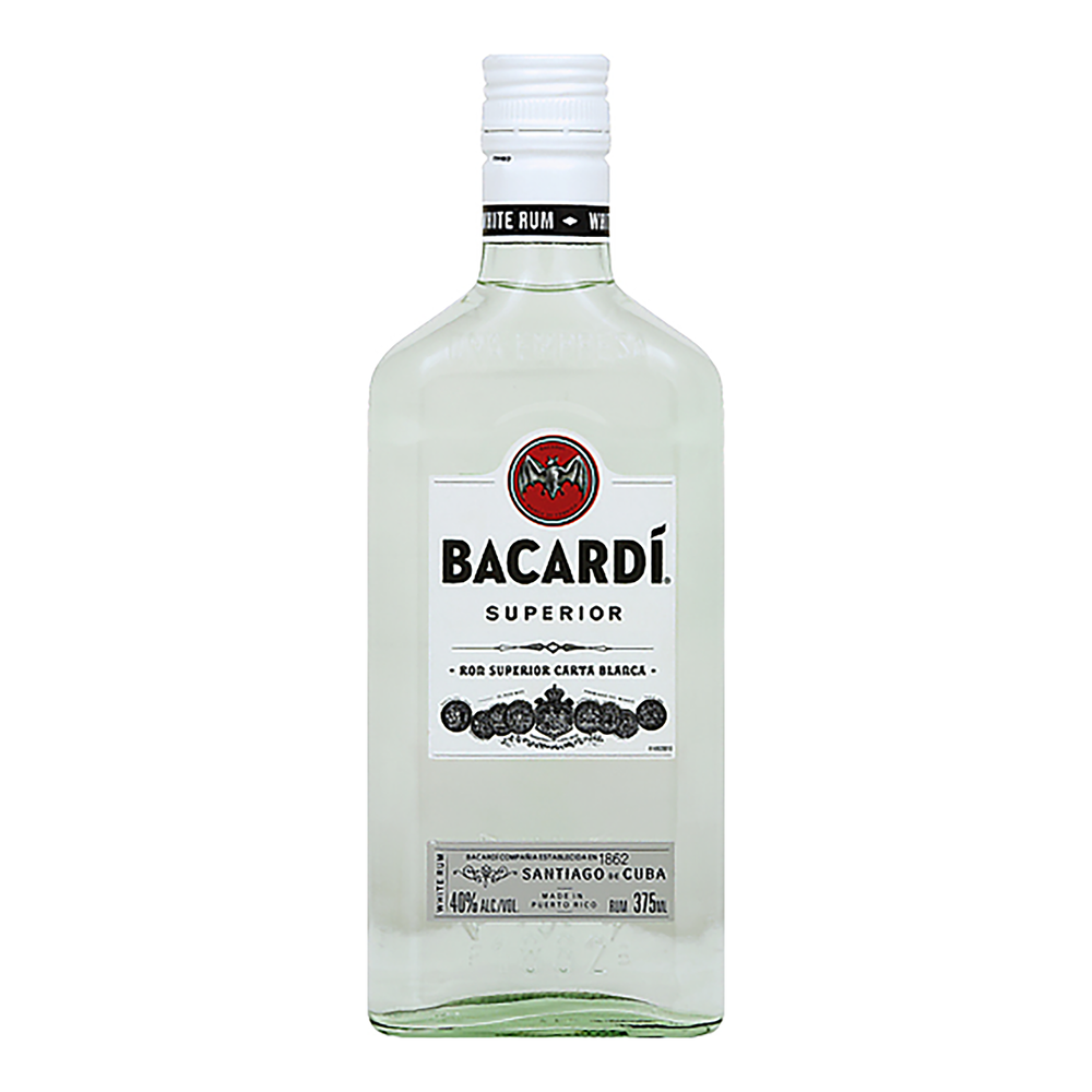 Bacardi Carta Blanca Superior White Rum 375ml
