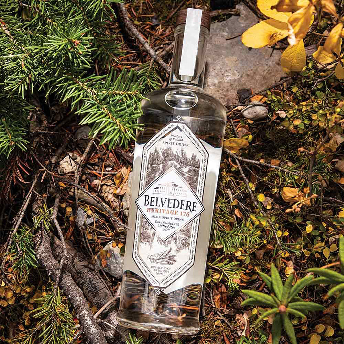 Belvedere Heritage 176 Malted Rye Vodka 700ml - Kent Street Cellars