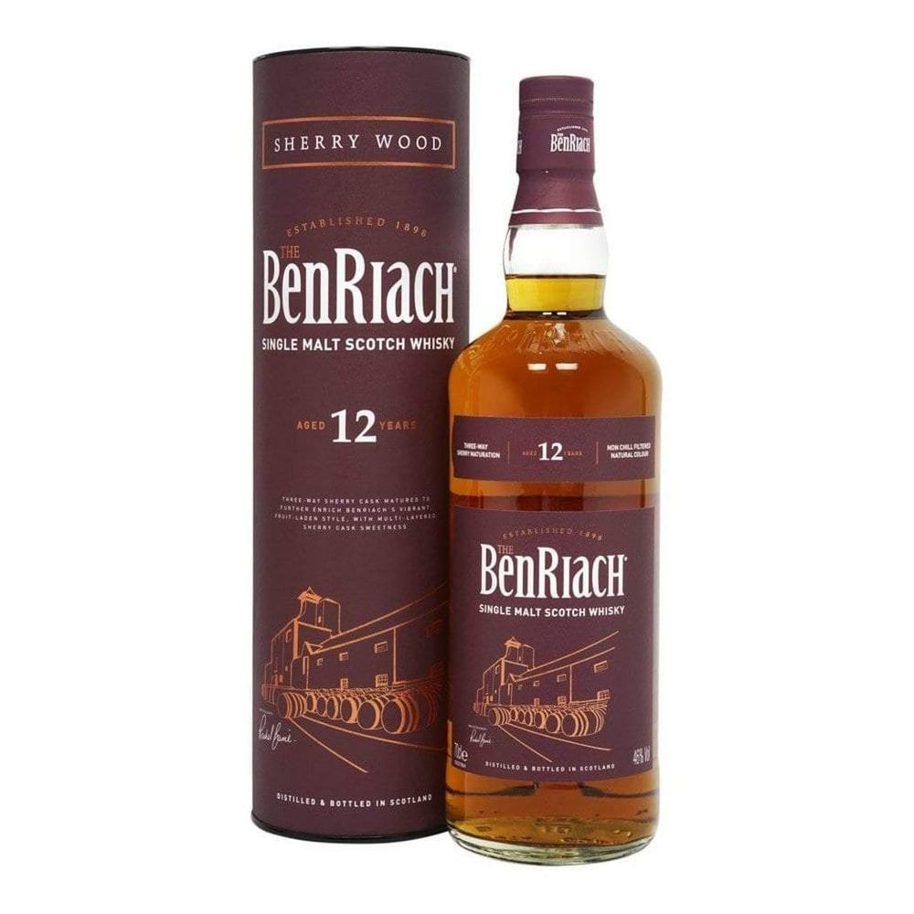 Benriach Sherry Wood 12 Year Old Single Malt Scotch Whisky 700ml - Kent Street Cellars