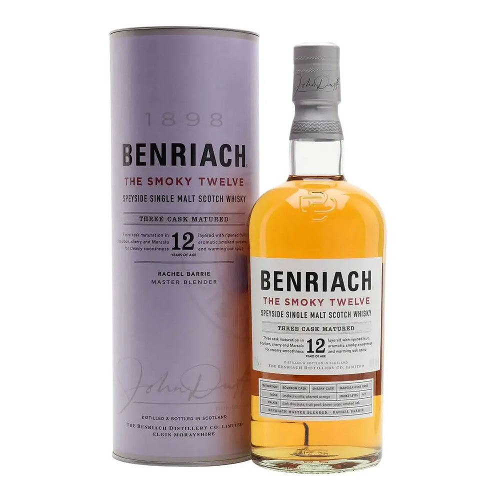 Benriach The Smoky Twelve 12 Year Old Single Malt Scotch Whisky 700ml - Kent Street Cellars