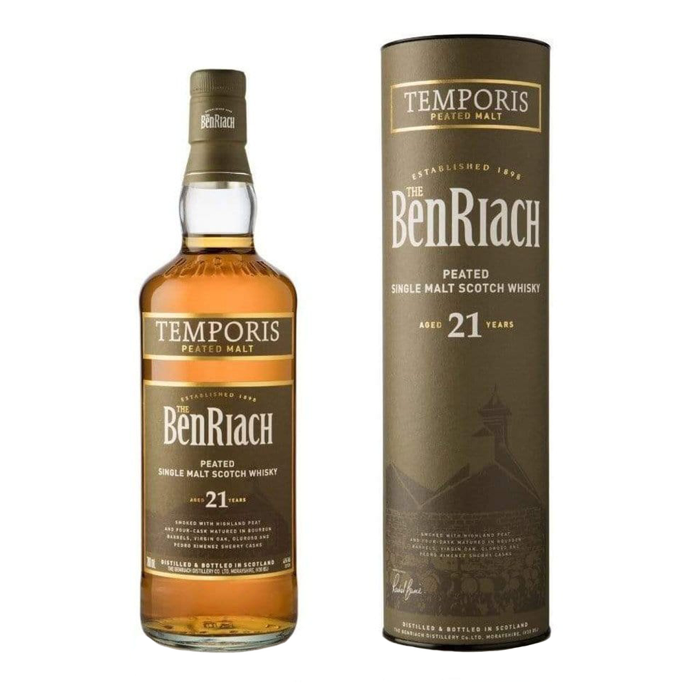 Benriach Temporis 21 Year Old Peated Single Malt Scotch Whisky 700ml - Kent Street Cellars