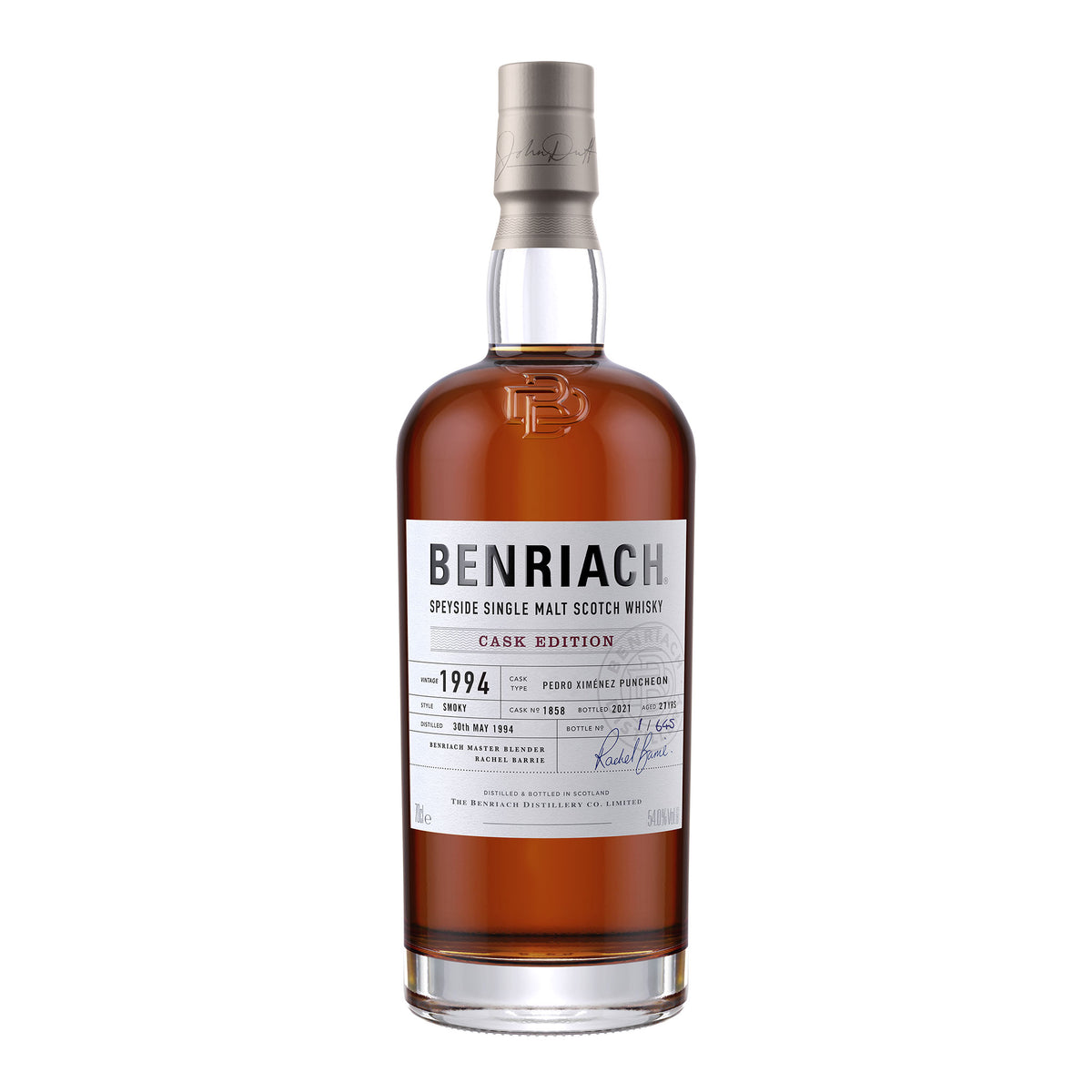 Benriach 1994 27 Year Old Batch 18 Single Cask #1858 Single Malt Scotch Whisky 700ml - Kent Street Cellars