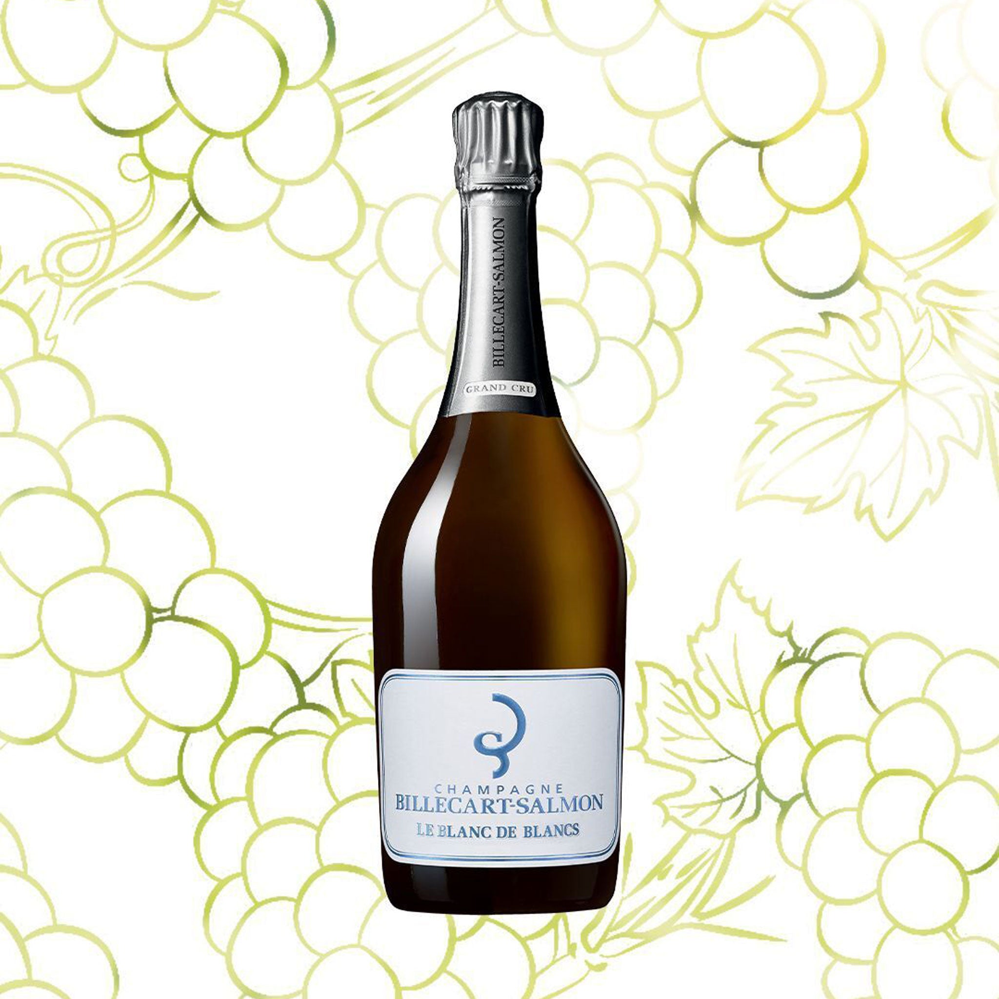 Billecart-Salmon Le Blanc de Blancs Grand Cru NV + 2 Glasses Gift Set