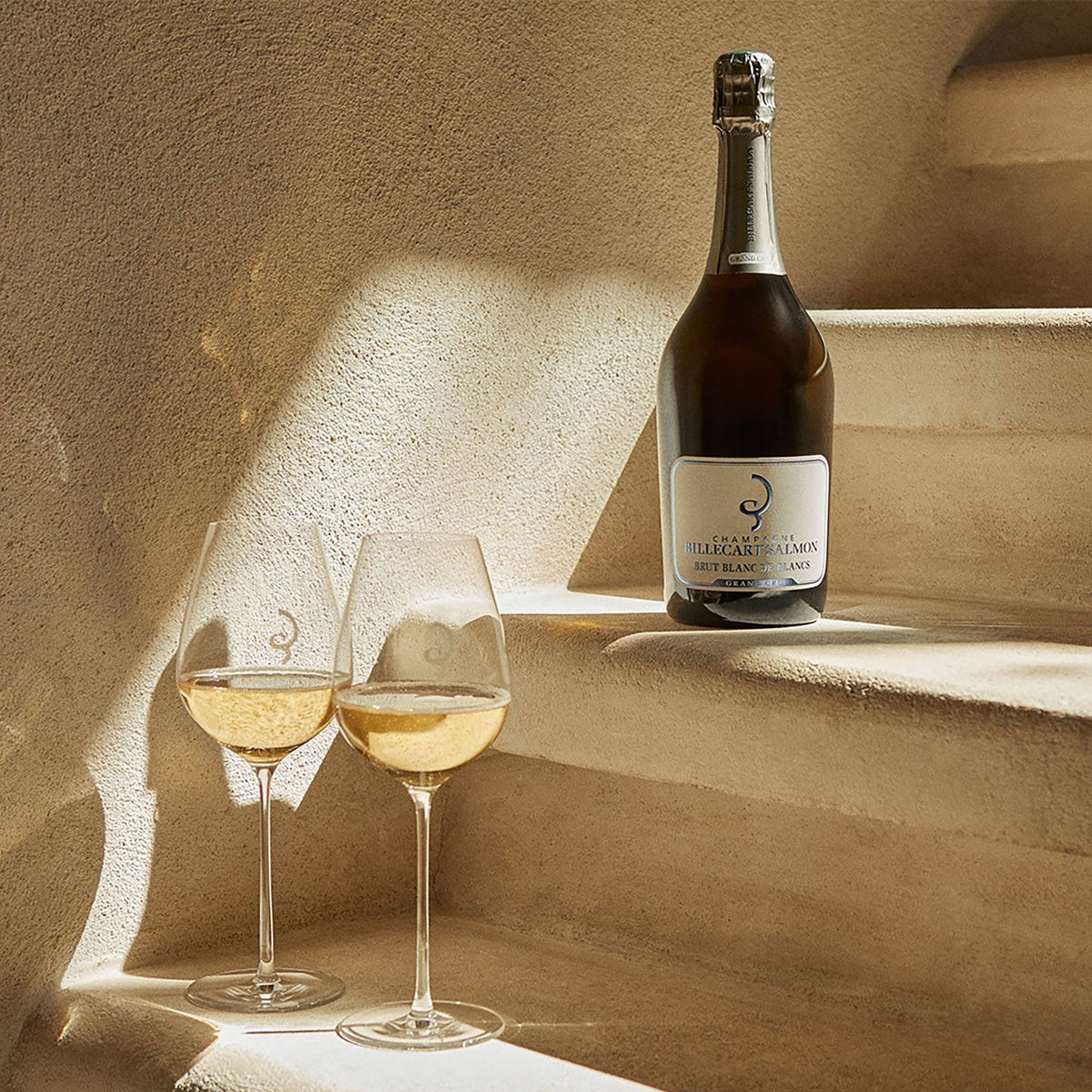 Billecart-Salmon Le Blanc de Blancs Grand Cru NV + 2 Glasses Gift Set