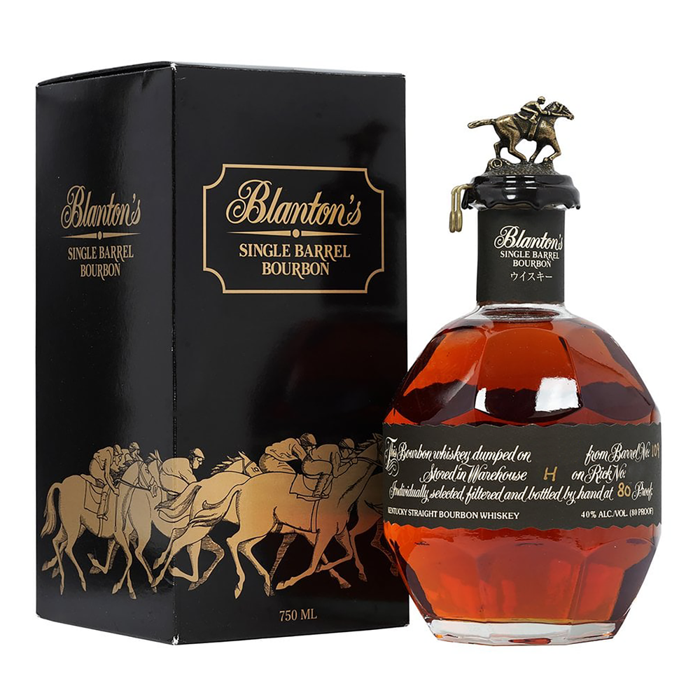 Blanton's Single Barrel Kentucky Straight Bourbon Whiskey Black Label 750ml - Kent Street Cellars