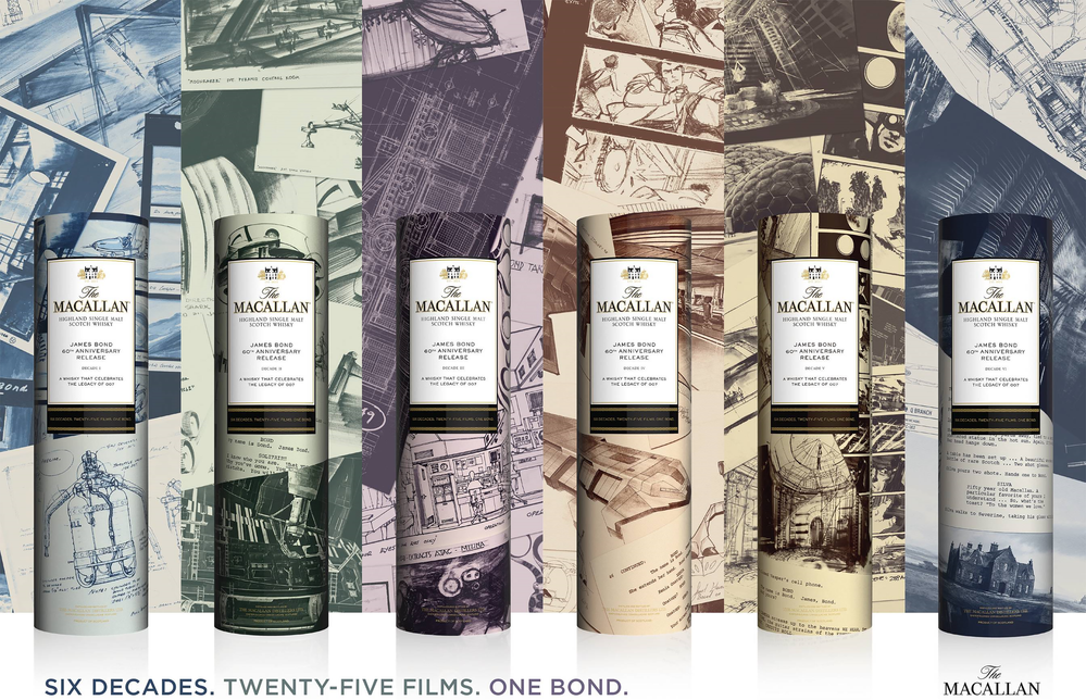 The Macallan James Bond 60th Anniversary Release Decade V Single Malt Scotch Whisky 700ml - Kent Street Cellars
