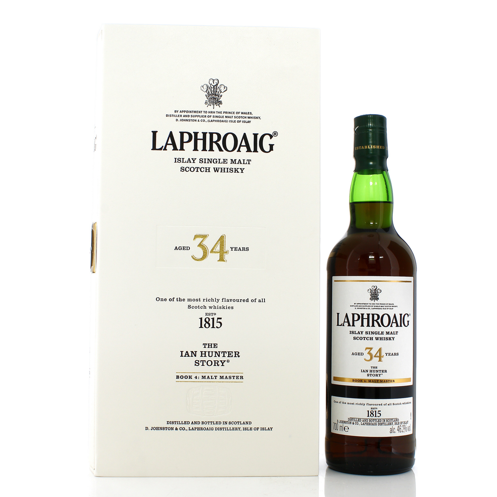 Laphroaig 34 Year Old The Ian Hunter Story Book #4 Single Malt Scotch Whisky 700ml