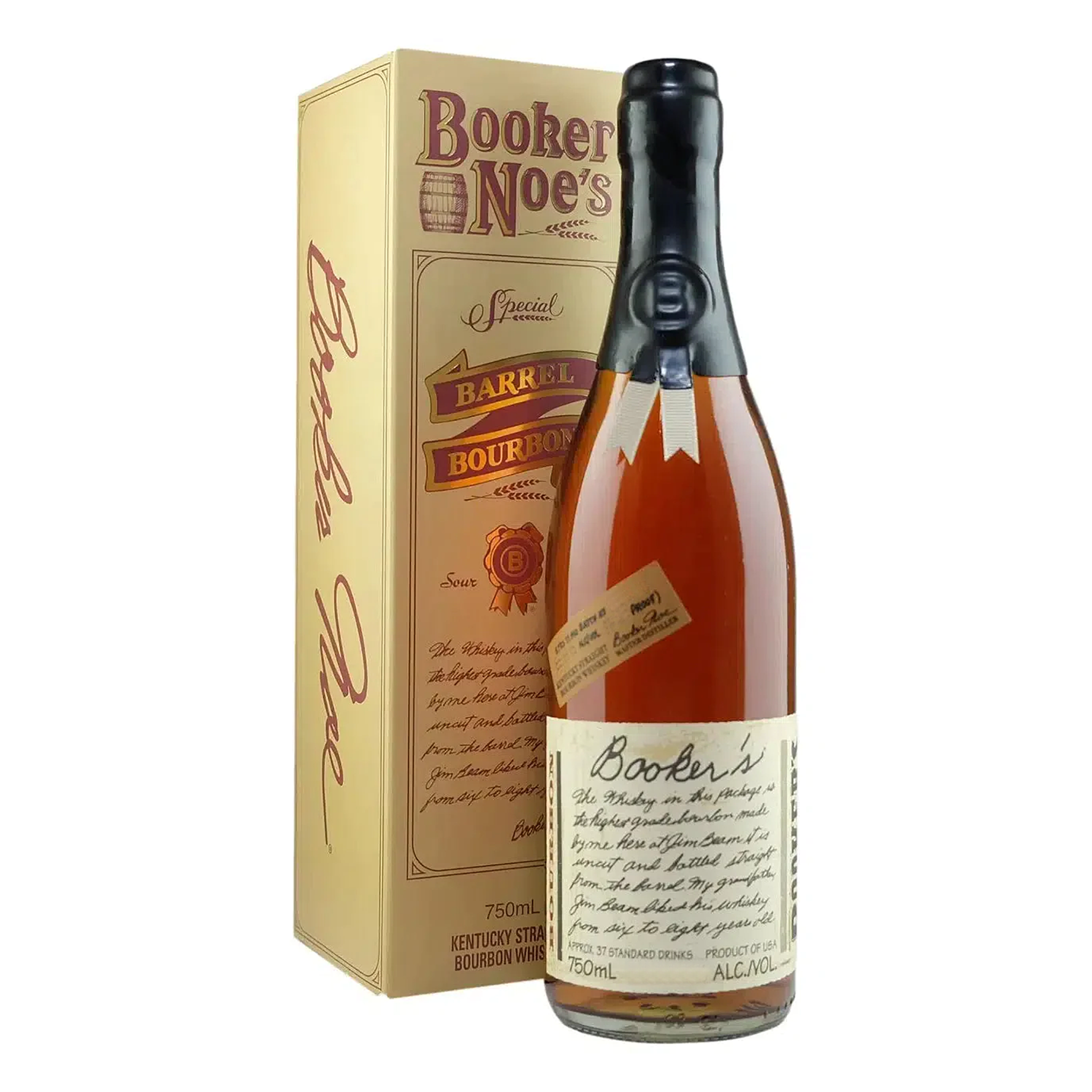 Booker's True Barrel Bourbon 750ml (Batch 2024-01E) | Kent Street Booker's True Barrel Bourbon 750ml (Batch 2024-01E) | Kent Street