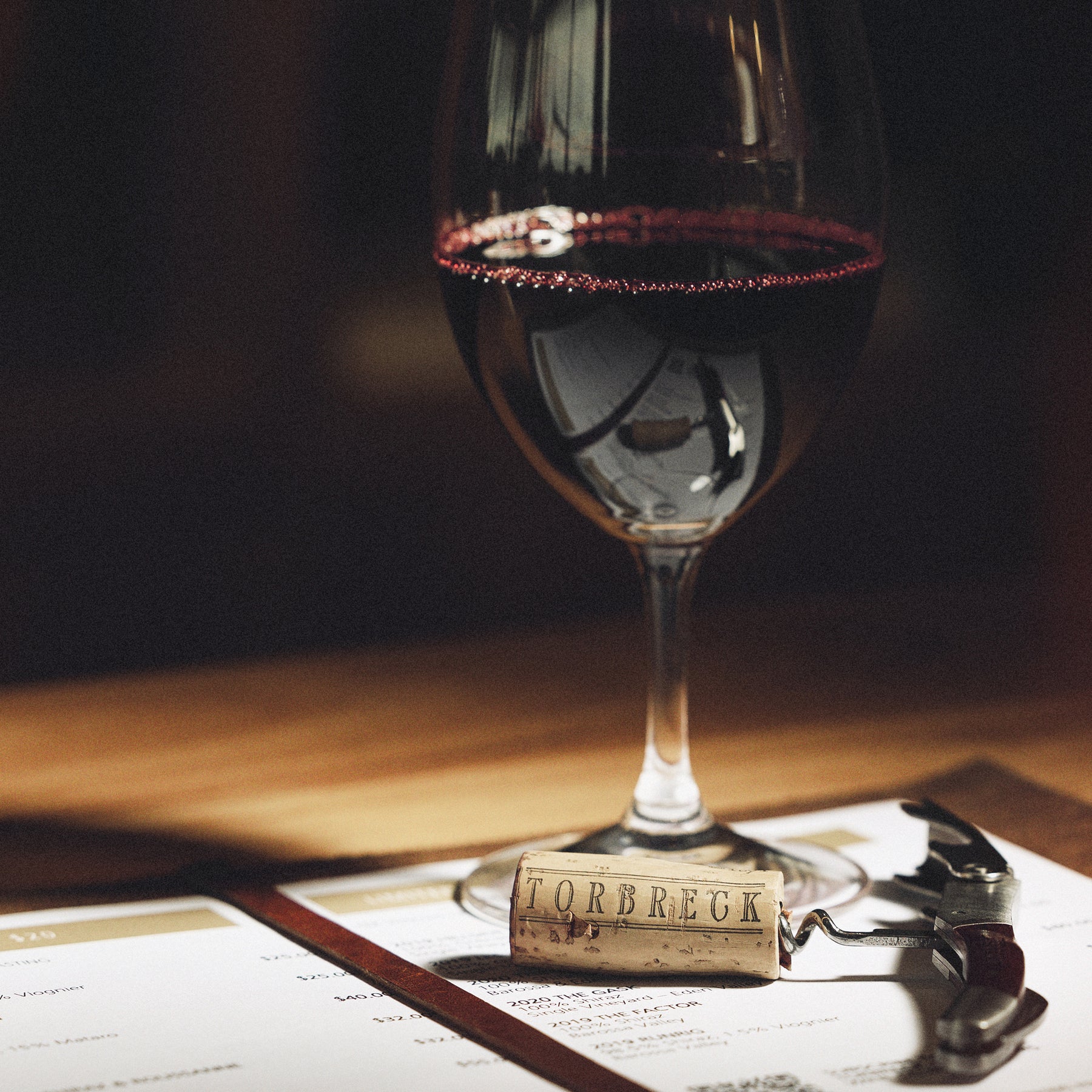 Torbreck Red Glass & Cork Screw - Kent Street Cellars