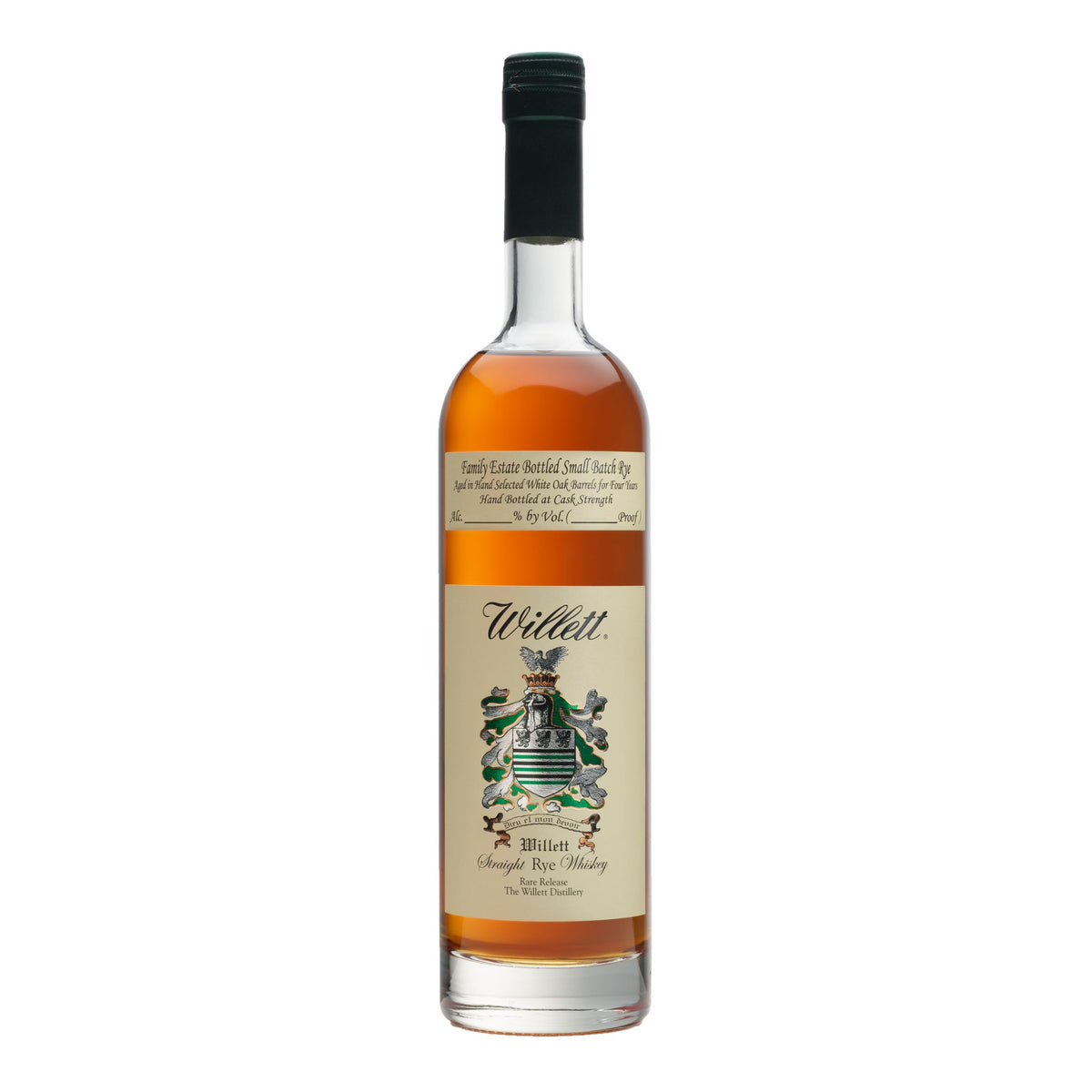 Willett Family Estate 7 Year Old Small Batch Rare Release Cask Strength Straight Rye Whiskey #9379 750ml - Kent Street Cellars