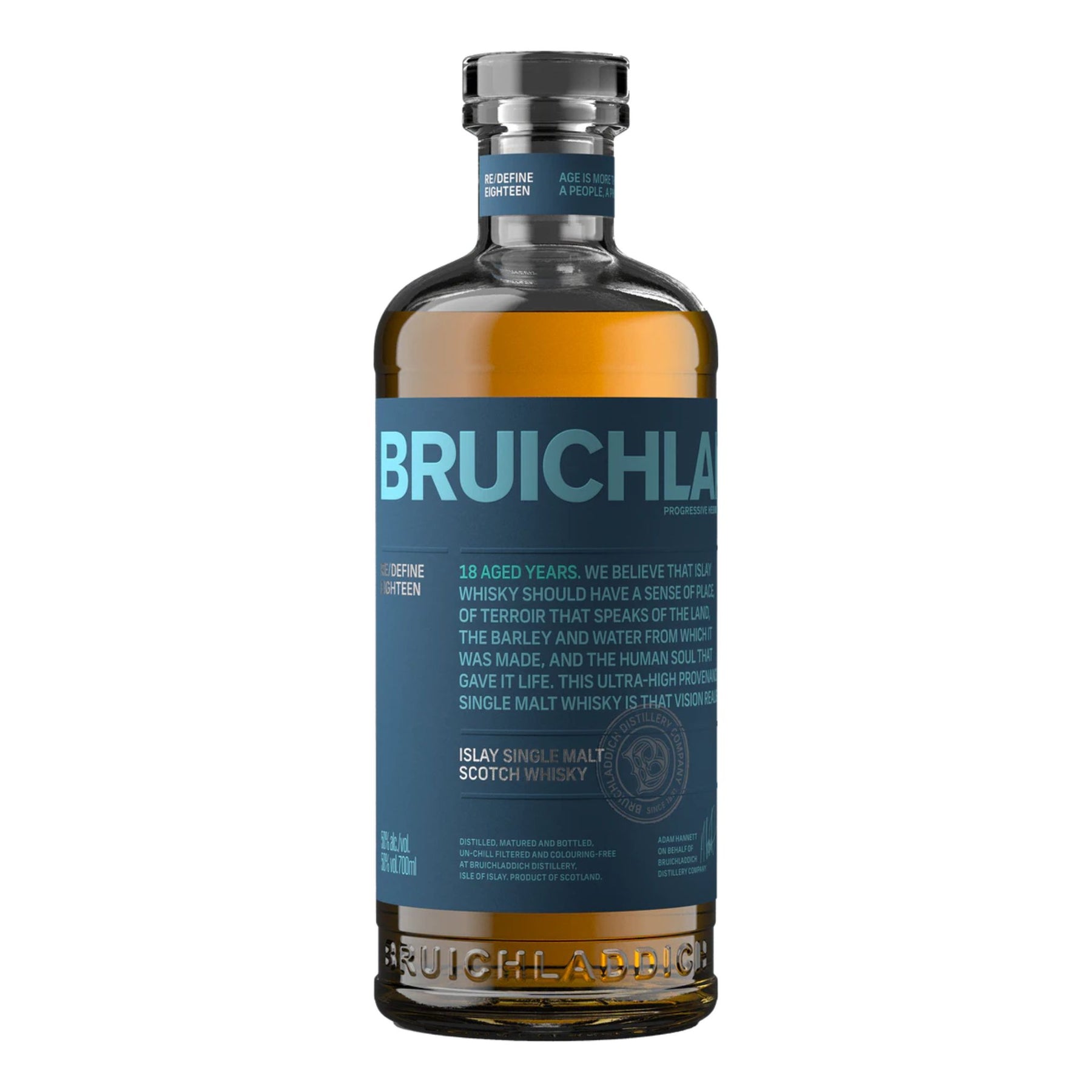 Bruichladdich 18 Year Old Islay Single Malt Scotch Whisky 700ml - Kent Street Cellars
