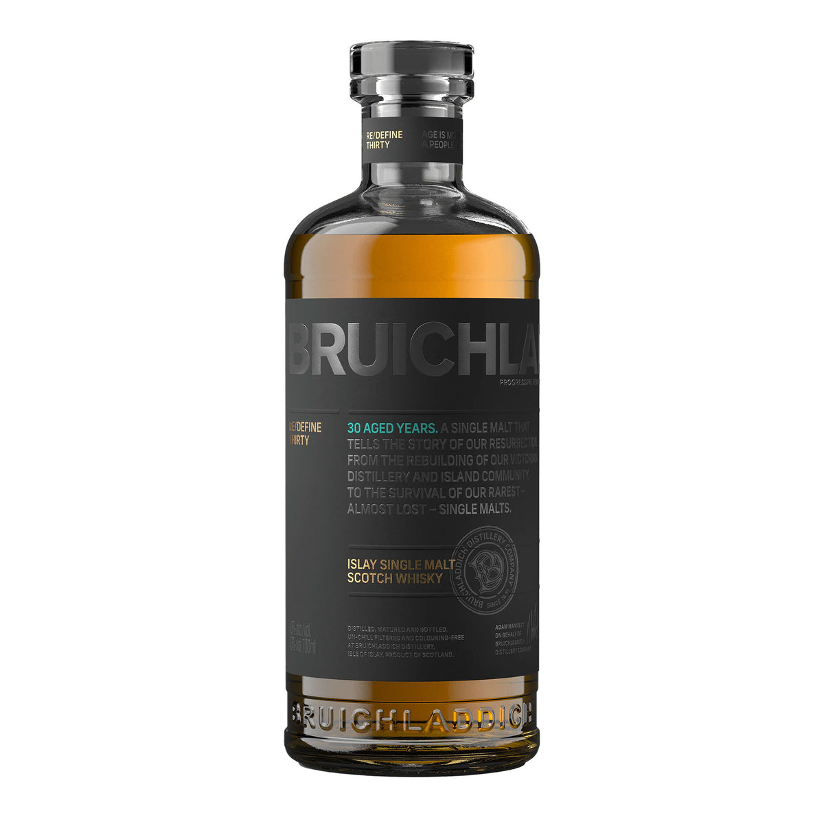 Bruichladdich 30 Aged Years Islay Single Malt Scotch Whisky 700ml - Kent Street Cellars