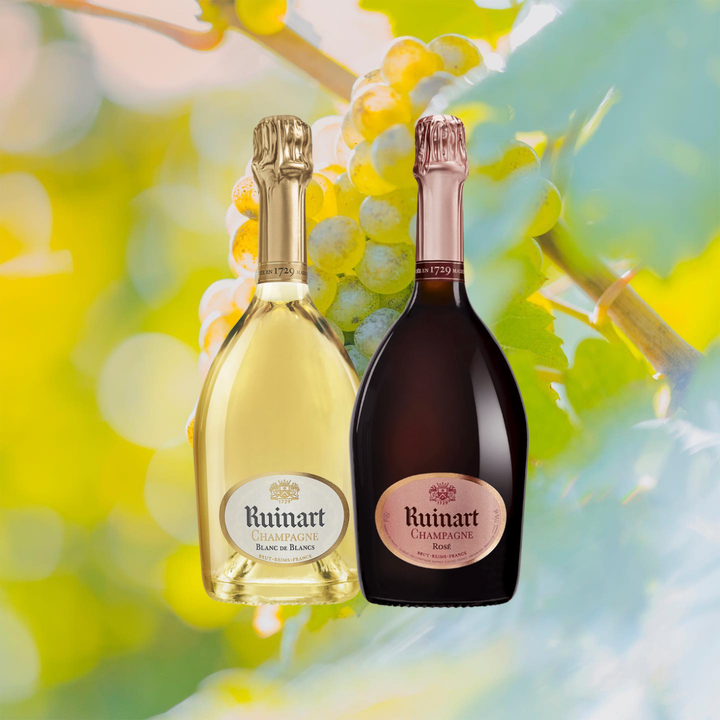 Ruinart Blanc de Blancs + Rosé Bundle