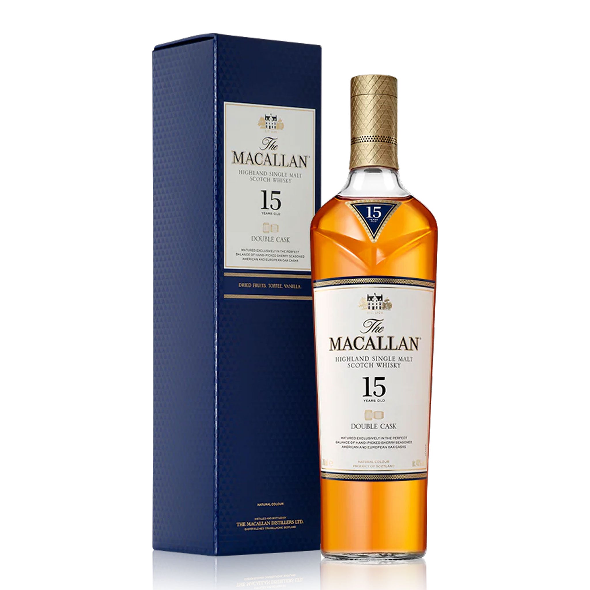 The Macallan Double Cask 15 Year Old Single Malt Scotch Whisky 700ml