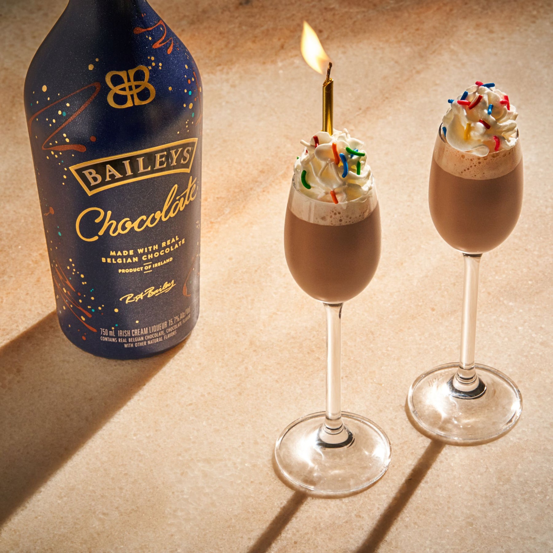 This Double Gold award-winning liqueur brings together two beloved indulgences—Baileys Original Irish Cream and real Belgian chocolate—to create a delightful dessert experience in a bottle. - Kent Street Cellars