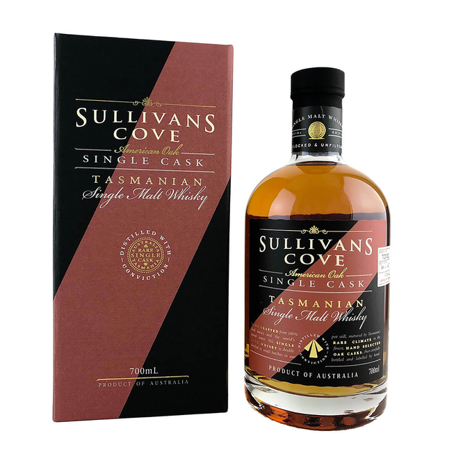Sullivans Cove American Oak Second Fill Single Cask Single Malt Whisky 700ml (TD0080)