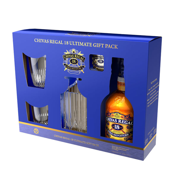 CHIVAS REGAL 18年 ウイスキー 50ml ギフトボックス入り Chivas Regal 18 Year Old Whisky Gift Pack | Kent Street Cellars
