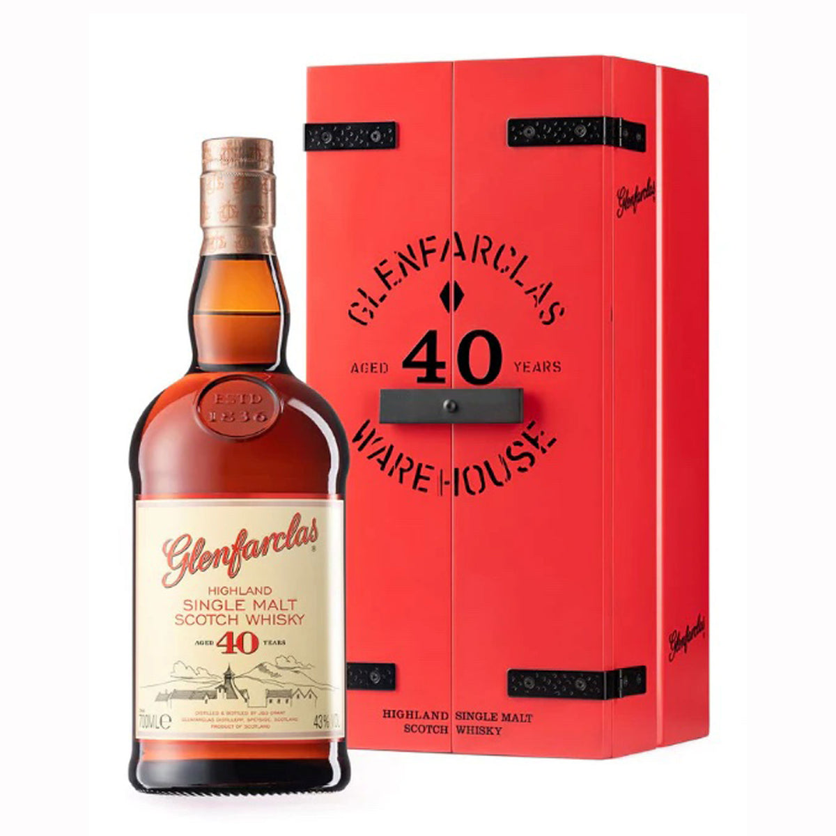 Glenfarclas 40 Year Old Single Malt Scotch Whisky 700ml - Kent Street Cellars