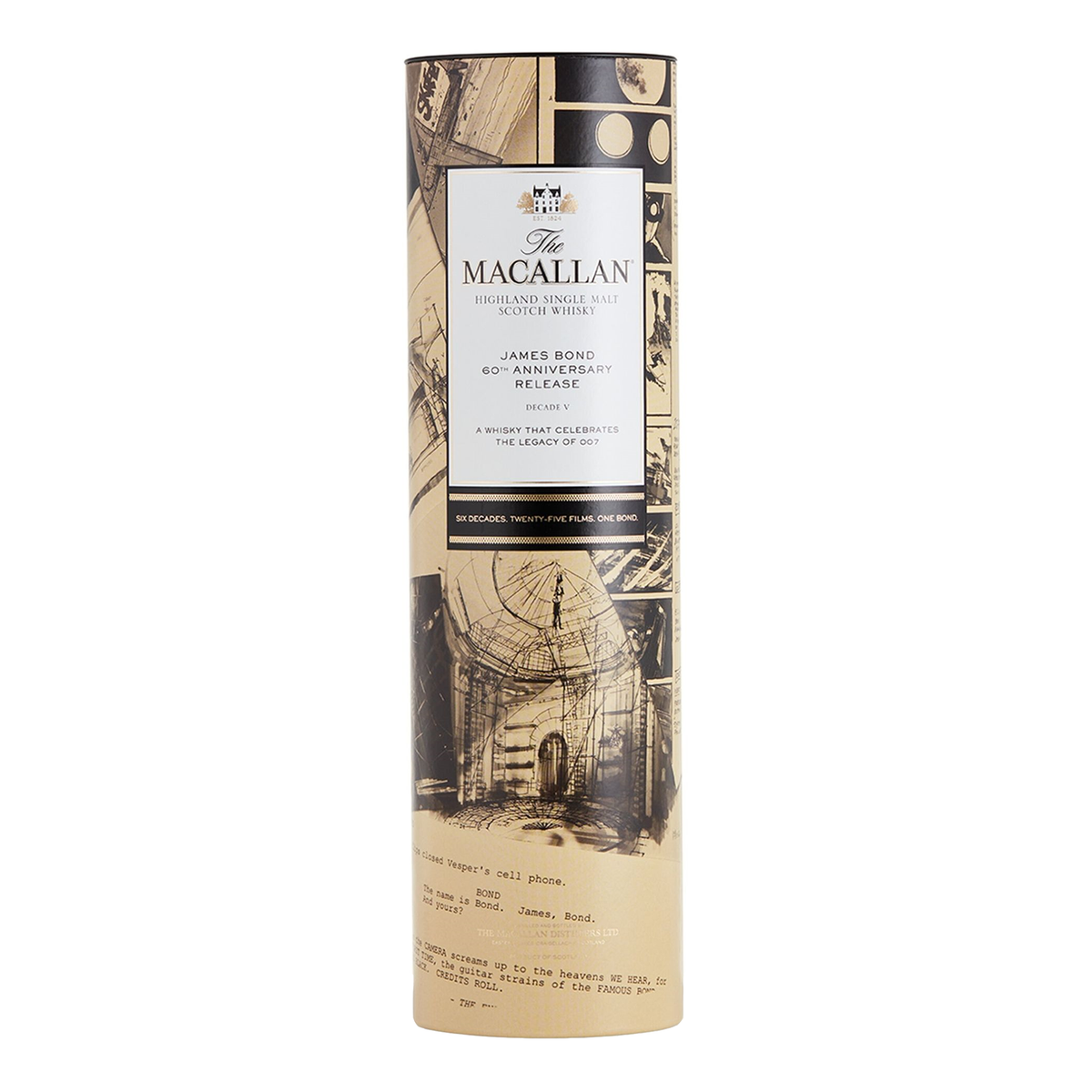 The Macallan James Bond 60th Anniversary Release Decade V Single Malt Scotch Whisky 700ml - Kent Street Cellars