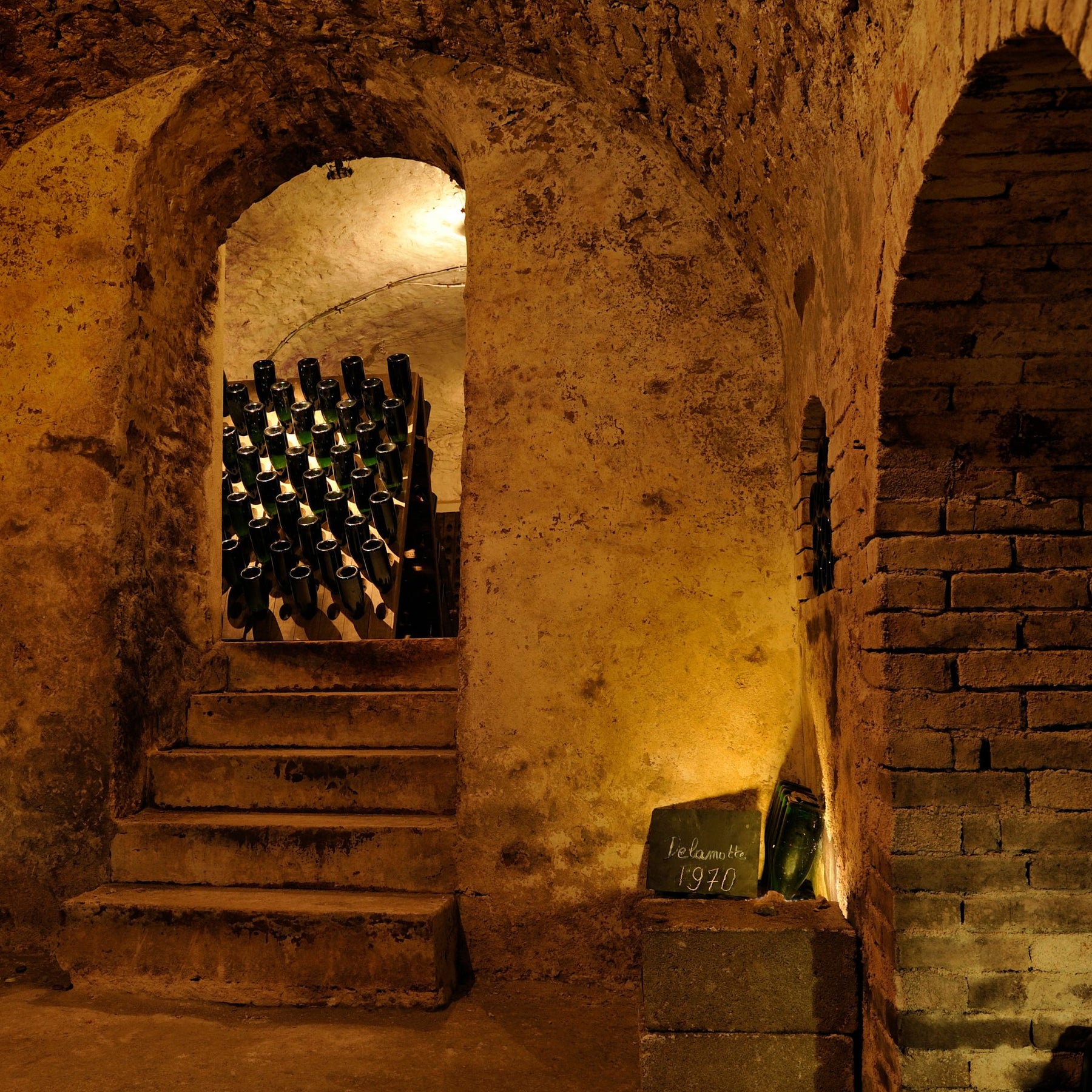 Champagne Delamotte Cellar - Kent Street Cellars