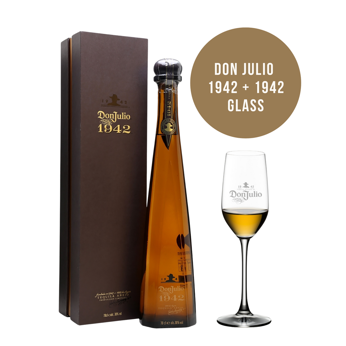 Don Julio 1942 Añejo Tequila 750ml + 1942 Glass