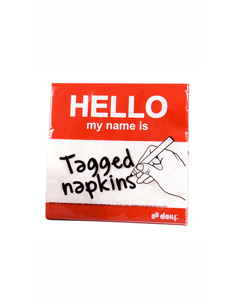 Hello My Name Is Napkins