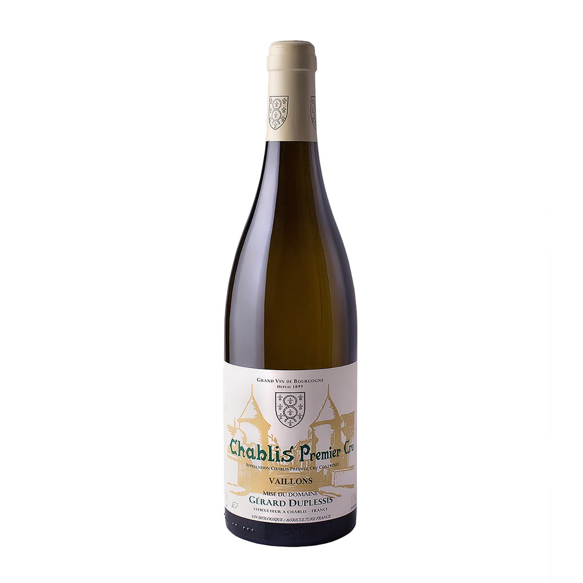 Domaine Gerard Duplessis Chablis 1er Cru Vaillons 2020  - Kent Street Cellars