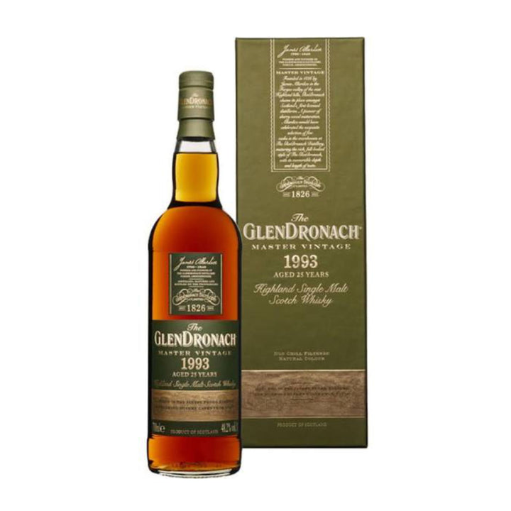 The Glendronach 1993 Master Vintage 25 Year Old Single Malt Scotch Whisky 700ml