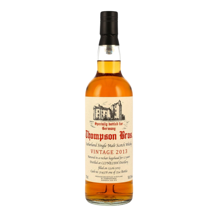 Thompson Bros Clynelish 2013 12 Year Old Single Malt Scotch Whisky 700ml