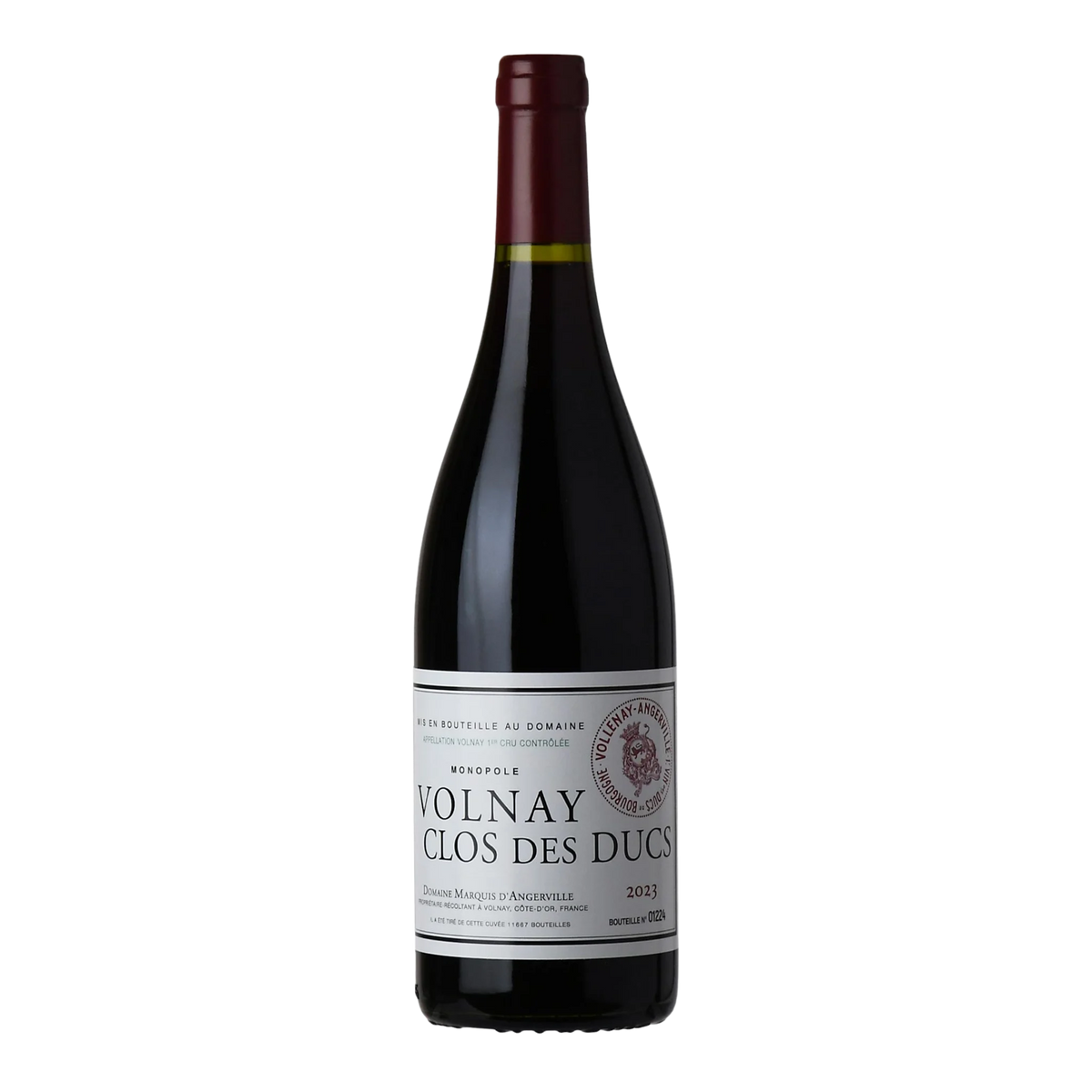 Domaine Marquis d'Angerville Volnay 1er Cru Clos des Ducs 2023 - Kent Street Cellars