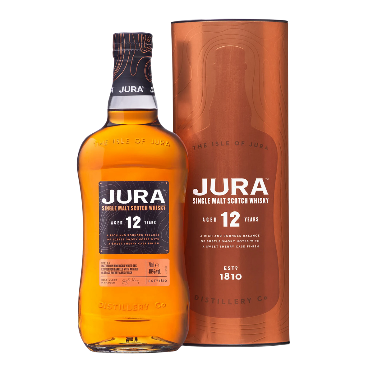 Isle of Jura 12 Year Old Single Malt Scotch Whisky 700ml