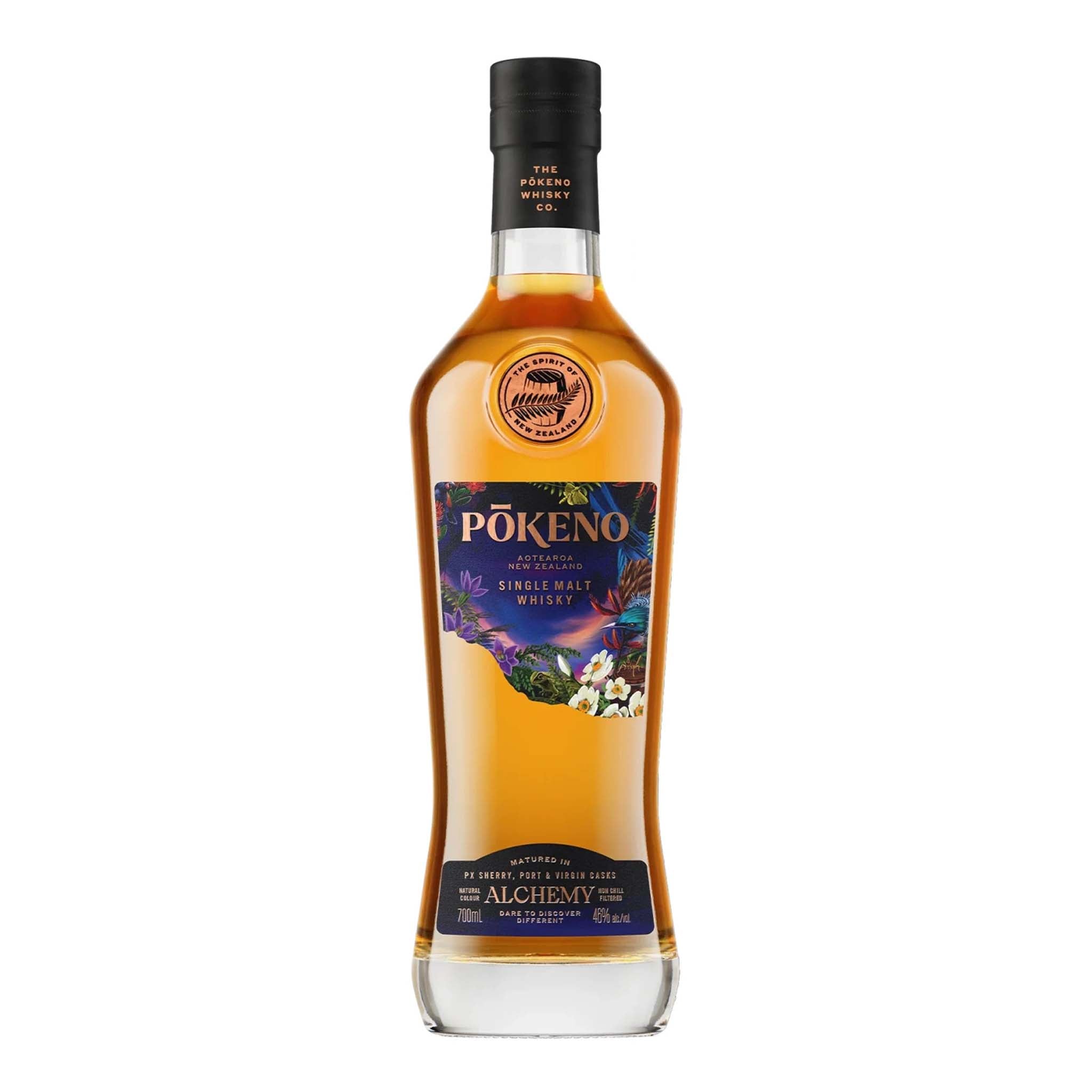 Pōkeno Alchemy New Zealand Single Malt Whisky 700ml
