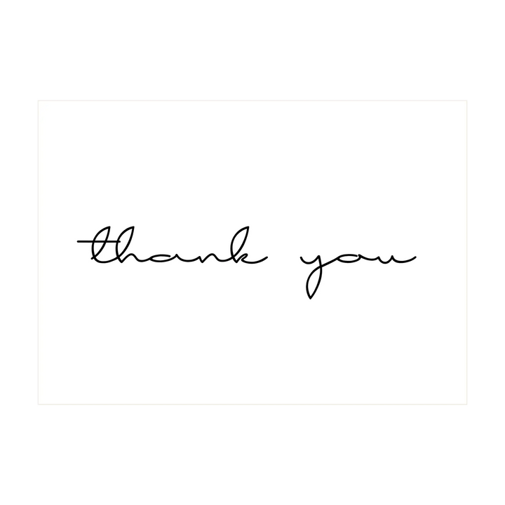 Thank You Greeting Card