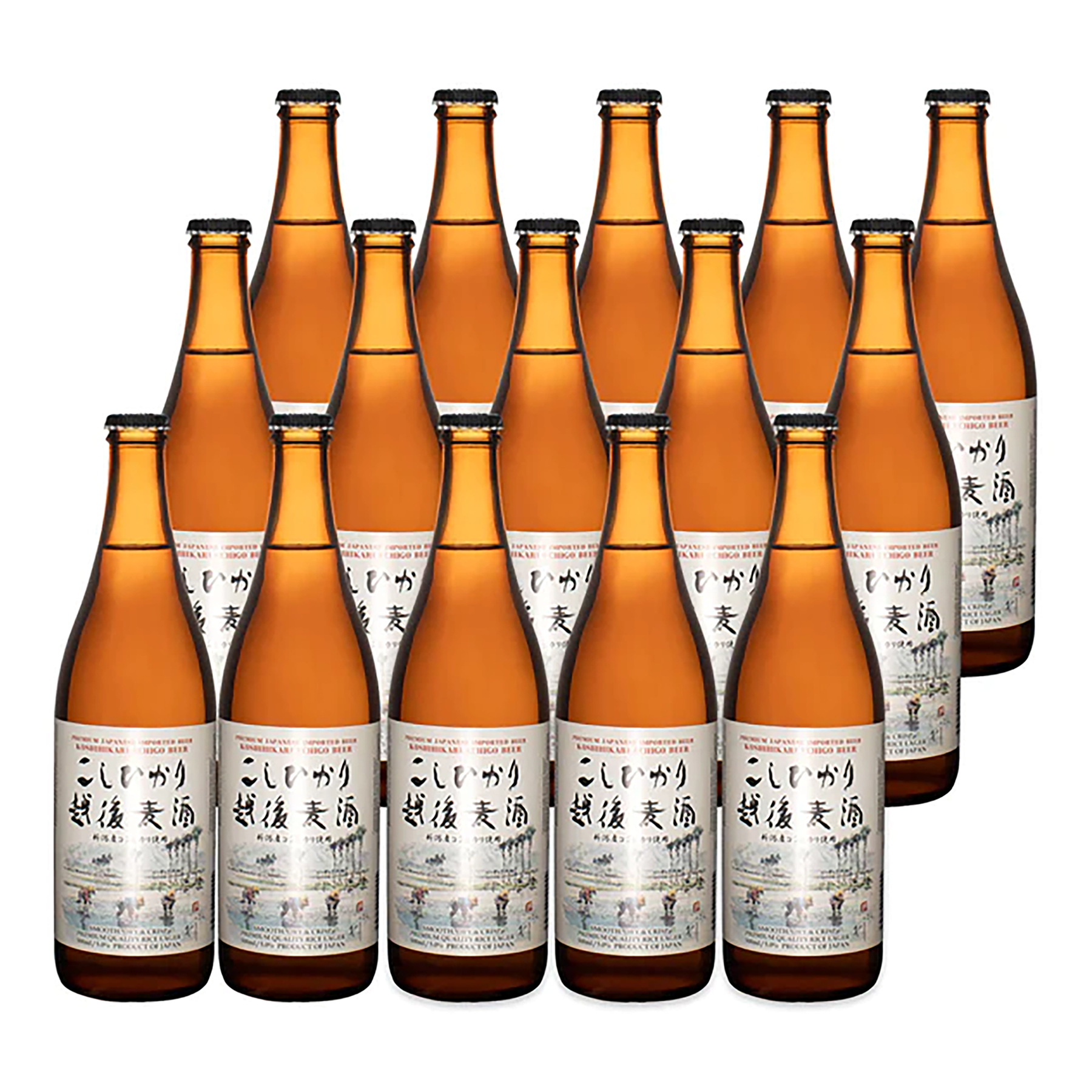 Echigo Koshihikari Rice Lager 500ml (Case) - Kent Street Cellars