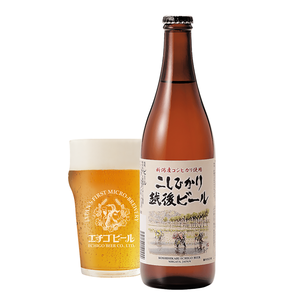 Echigo Koshihikari Rice Lager 500ml (Bottle) - Kent Street Cellars
