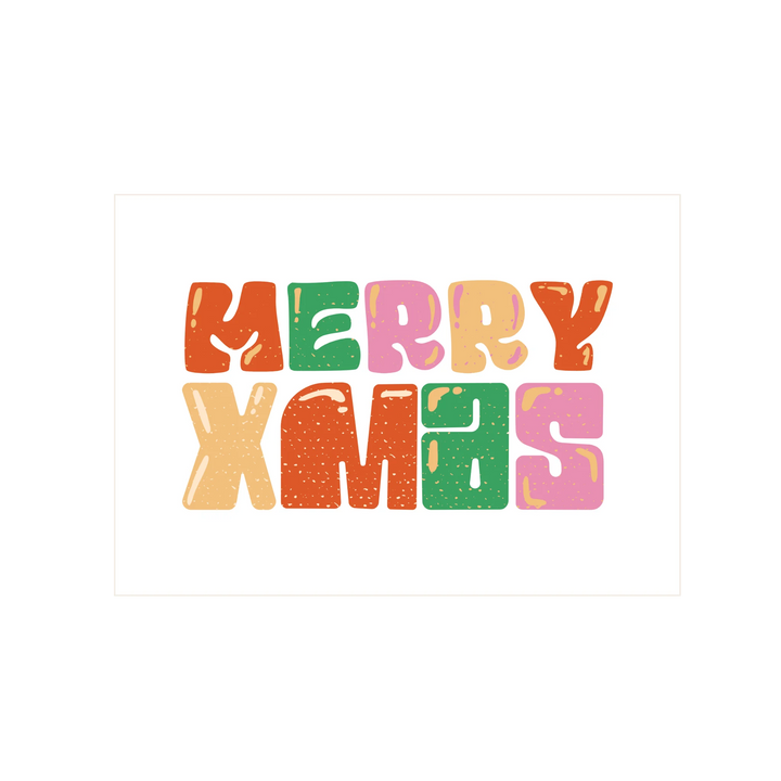 Merry & Bright Xmas Greeting Card