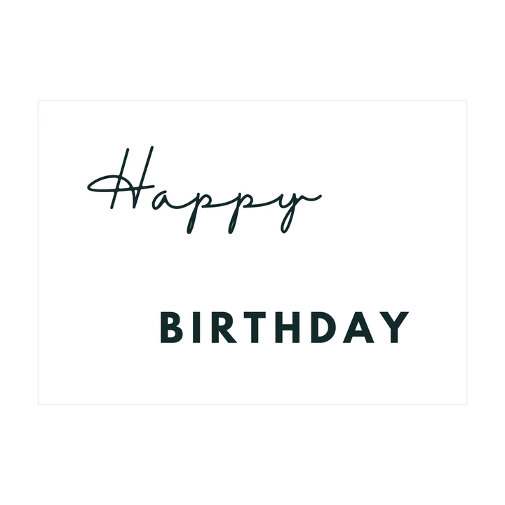 Happy Birthday Greeting Card