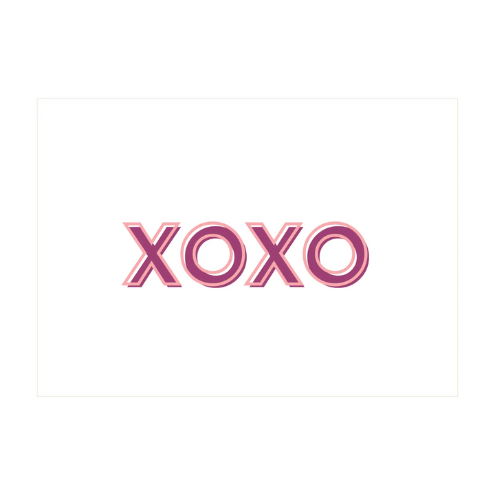 XOXO Greeting Card