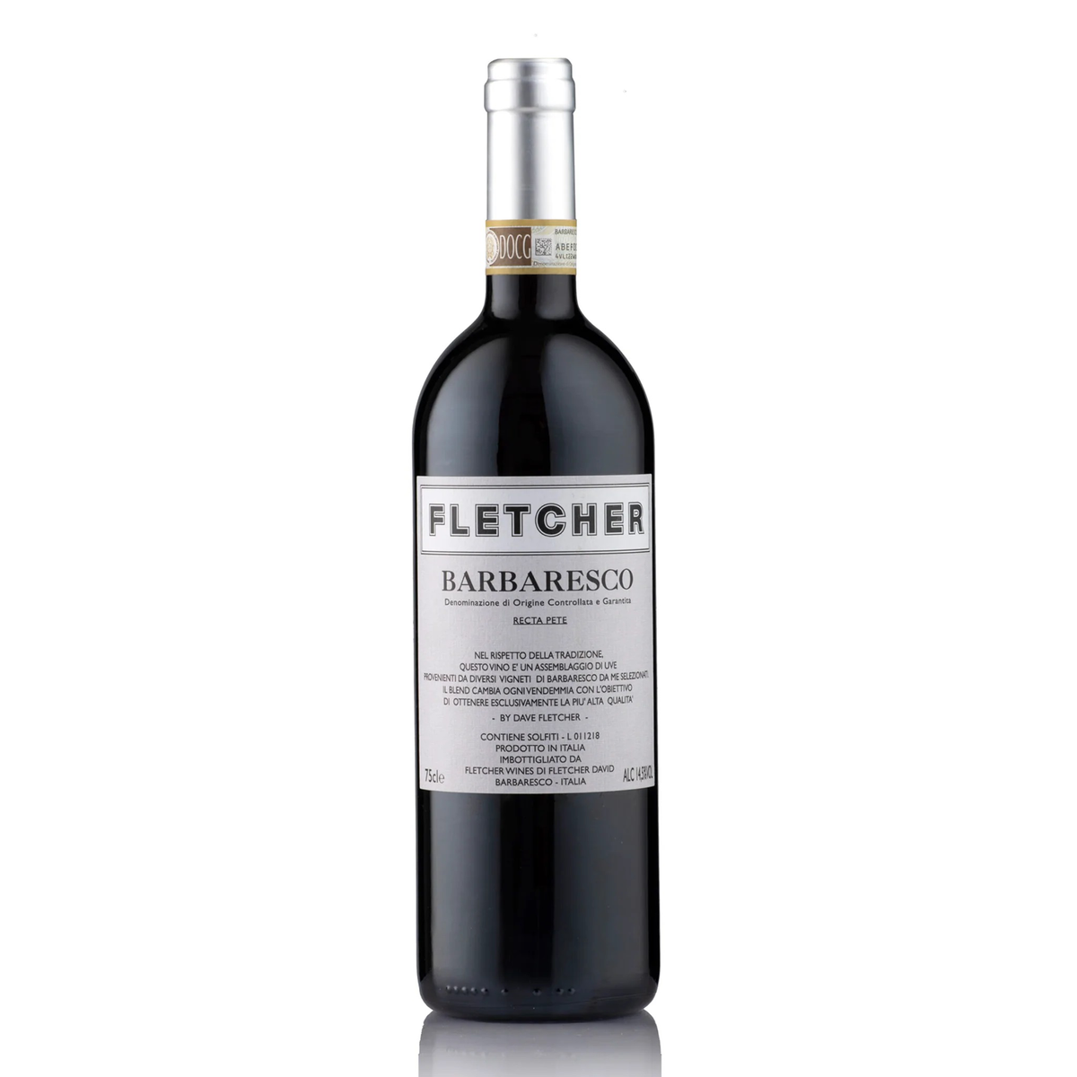 Fletcher Recta Pete Barbaresco 2020 - Kent Street Cellars