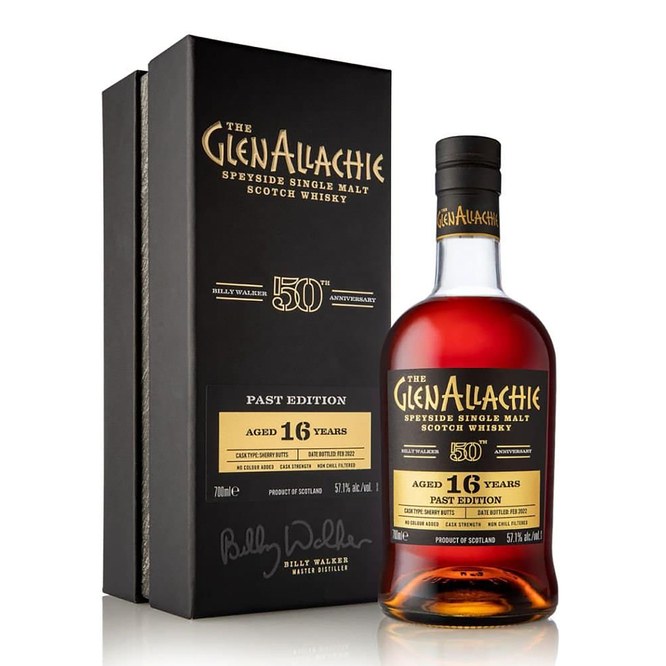 GlenAllachie Past Edition 16 Year Old Single Malt Scotch Whisky 700ml