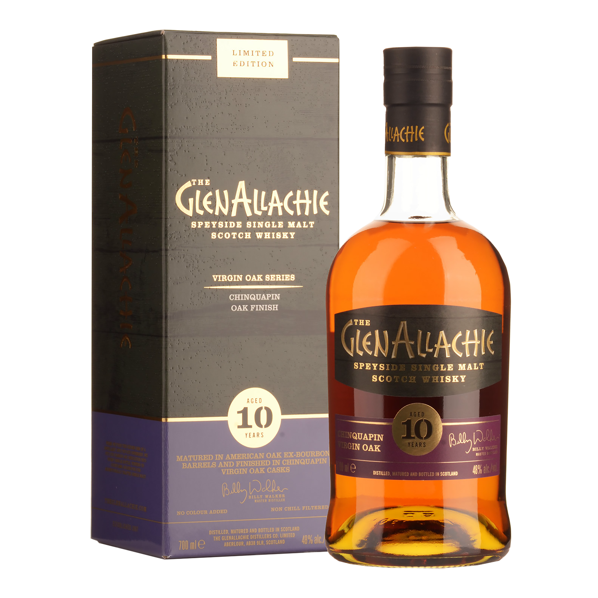 GlenAllachie 10 Year Old Chinquapin Oak Whisky | Kent Street Cellars