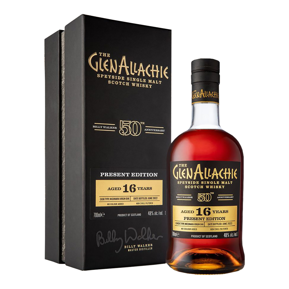 GlenAllachie Present Edition 16 Year Old Single Malt Scotch Whisky 700ml - Kent Street Cellars
