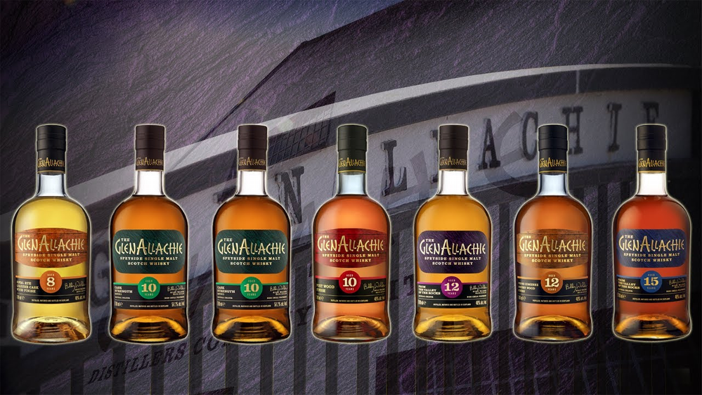GlenAllachie 10 Year Old Cask Strength Single Malt Scotch Whisky 700ml (Batch 8)