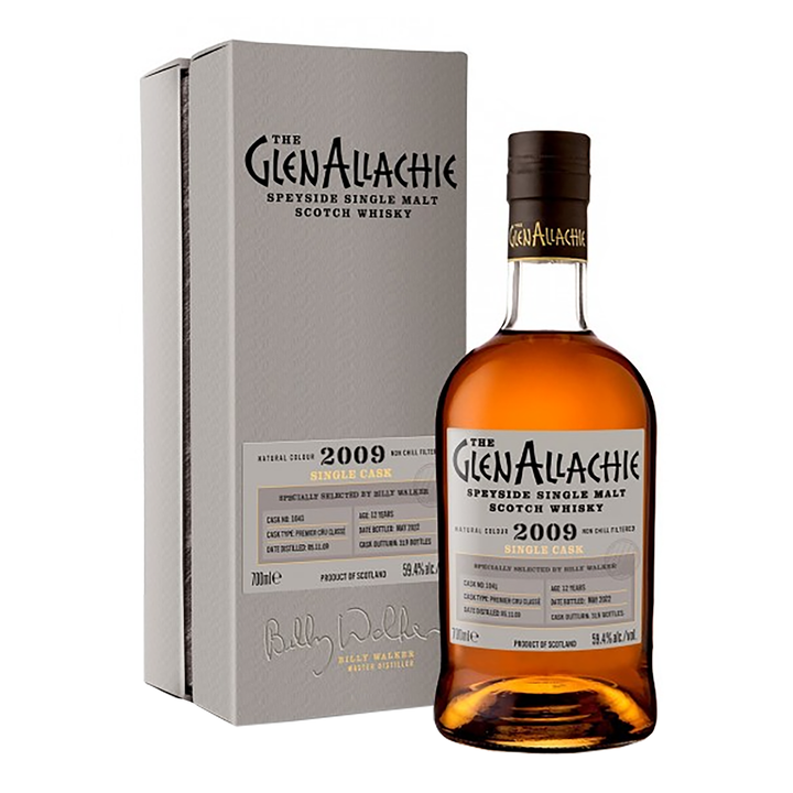 GlenAllachie Single Cask 2009 Premier Cru Classe 12 Year Old Single Malt Scotch Whisky 700ml